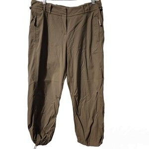 J. Jill Womens Hiking Pants Green Size 6 Olive Green Nylon